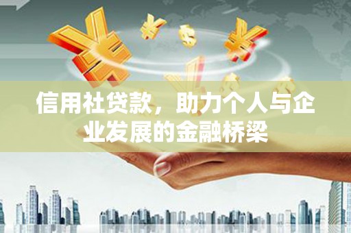 桃城信用社贷款，助力个人与企业发展的金融桥梁