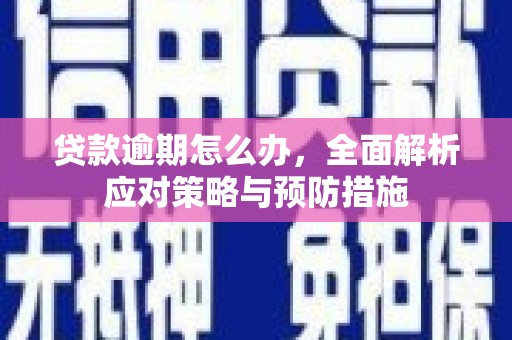 桃城贷款逾期怎么办，全面解析应对策略与预防措施