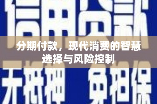 桃城分期付款，现代消费的智慧选择与风险控制