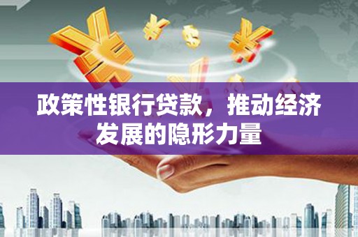 桃城政策性银行贷款，推动经济发展的隐形力量