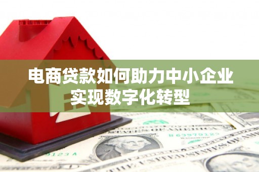 桃城电商贷款如何助力中小企业实现数字化转型