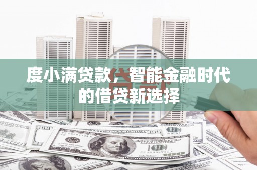 桃城度小满贷款，智能金融时代的借贷新选择