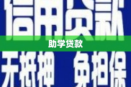 桃城助学贷款