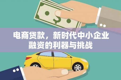 桃城电商贷款，新时代中小企业融资的利器与挑战