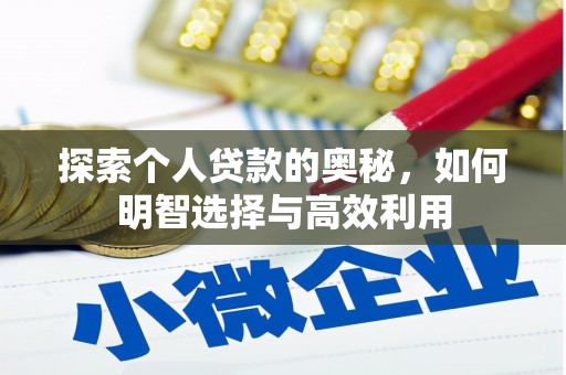 桃城探索个人贷款的奥秘，如何明智选择与高效利用