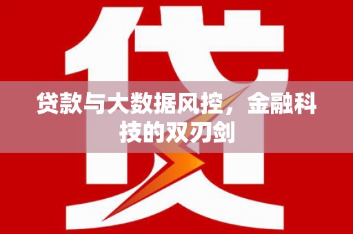 桃城贷款与大数据风控，金融科技的双刃剑