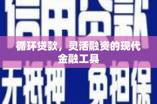 桃城循环贷款，灵活融资的现代金融工具