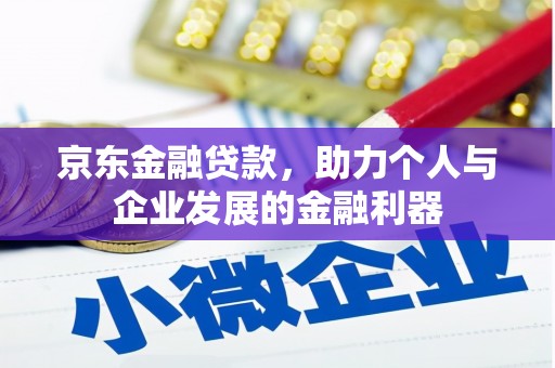 桃城京东金融贷款，助力个人与企业发展的金融利器