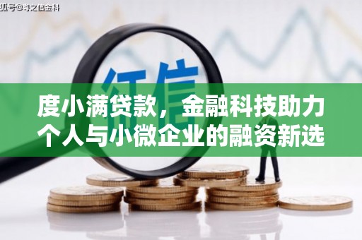 桃城度小满贷款，金融科技助力个人与小微企业的融资新选择