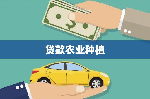 桃城贷款农业种植