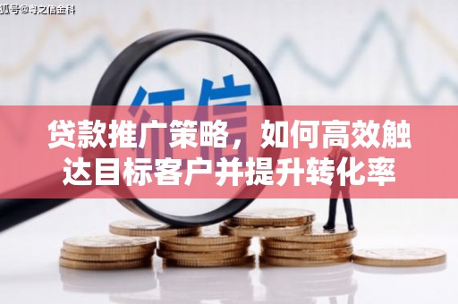 桃城贷款推广策略，如何高效触达目标客户并提升转化率