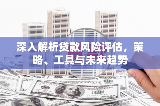 桃城深入解析贷款风险评估，策略、工具与未来趋势