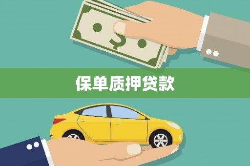 桃城保单质押贷款