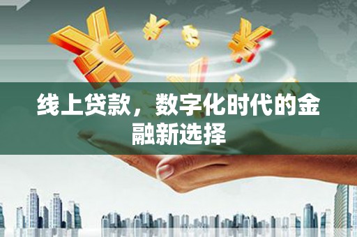 桃城线上贷款，数字化时代的金融新选择