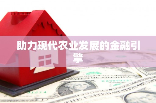 桃城助力现代农业发展的金融引擎