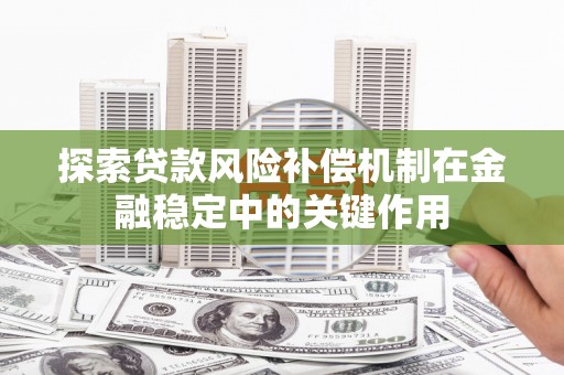 桃城探索贷款风险补偿机制在金融稳定中的关键作用
