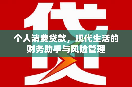 桃城个人消费贷款，现代生活的财务助手与风险管理