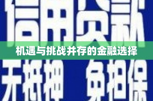 桃城机遇与挑战并存的金融选择