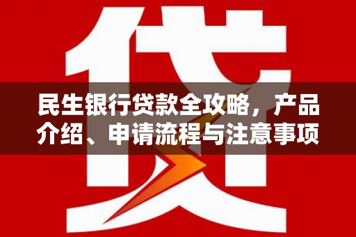 桃城民生银行贷款全攻略，产品介绍、申请流程与注意事项